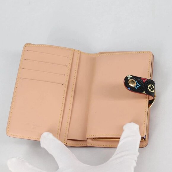 LOUIS VUITTON Multicolor Portefeuille Viennois Wallet Black - Picture 7 of 16
